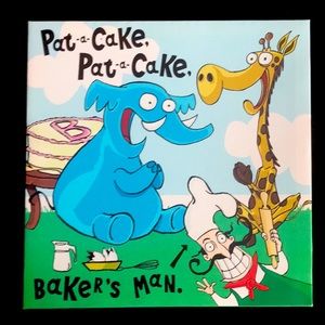 Pat- a- cake Kids canvas art and board book.